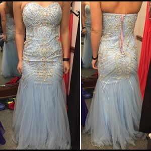 Light Blue Prom Dress